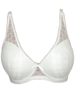 Baltos spalvos liemenėlė su pakietinimu D dydžio