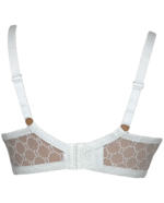 Baltos spalvos liemenėlė su pakietinimu D dydžio