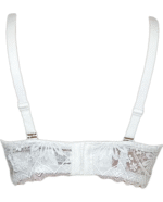 Kreminės spalvos liemenėlė su plonu pakietinimu D dydžio