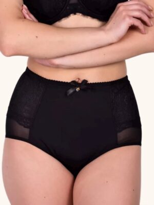 Aukštos Juodos Spalvos Kelnaitės L-4XL